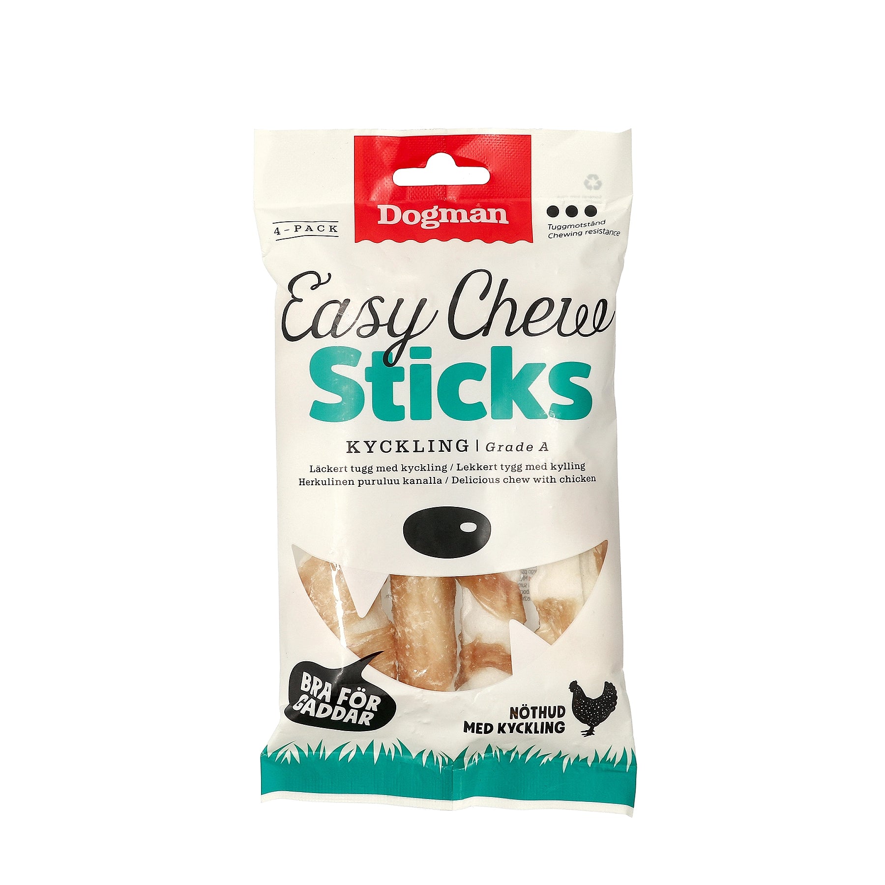 Dogman Easychew med kyckling 4p