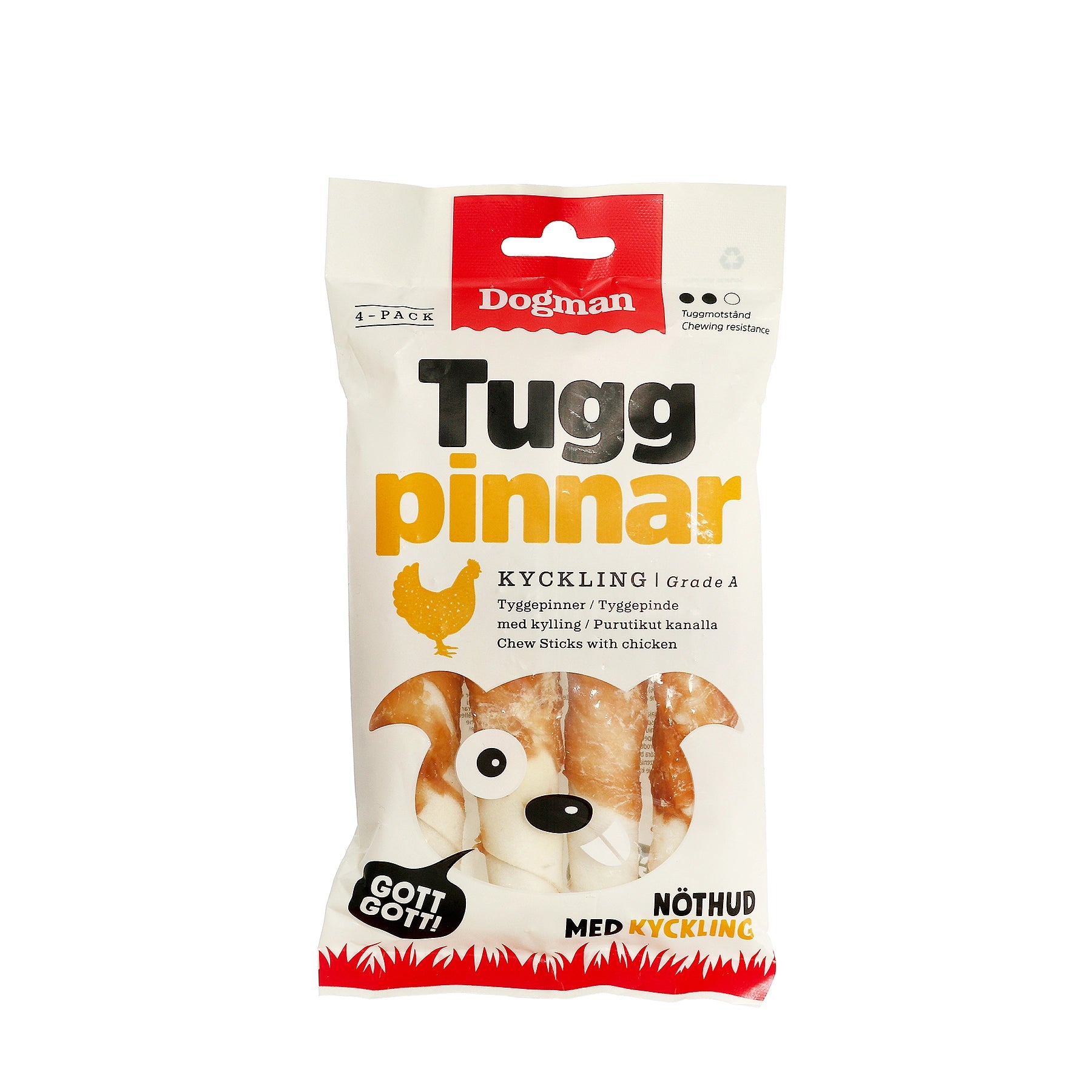 Dogman Tuggpinnar med kyckling 4p