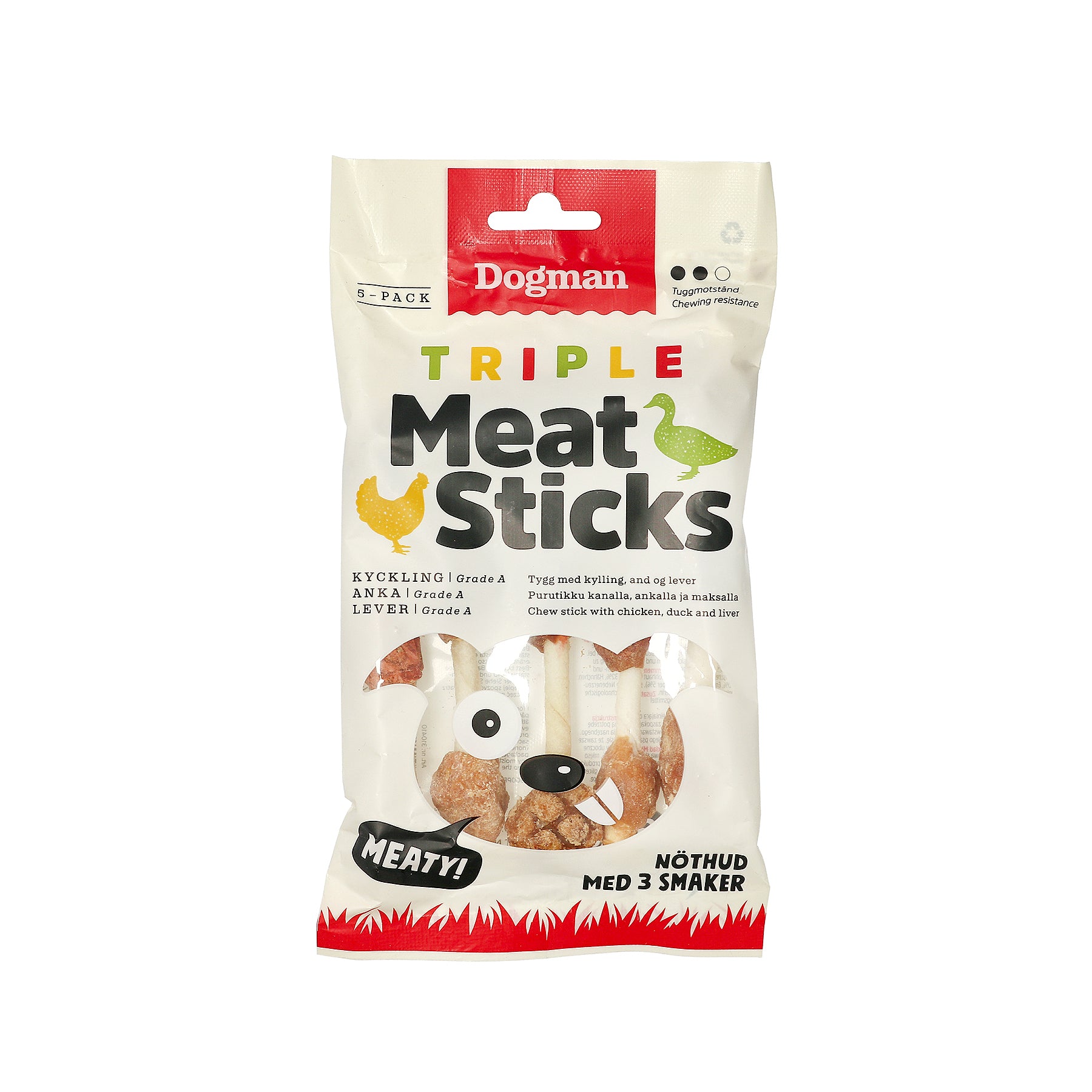 Dogman Triple meat sticks