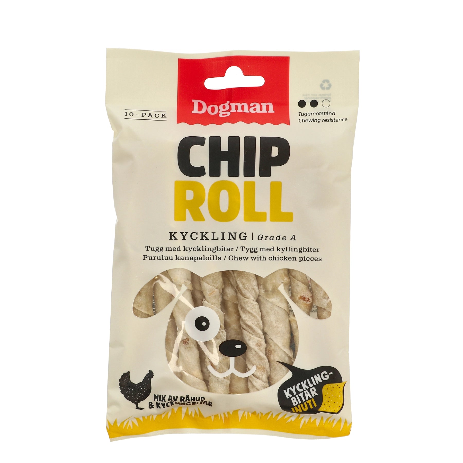 Dogman Chicken Chip rolls m kyck 10p