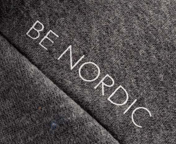 BE NORDIC Flensburg hoodie, L: 62 cm, grå